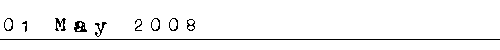 01 May 2008