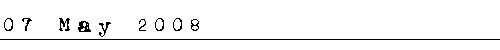 07 May 2008