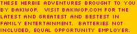 herbie adventures brought to you by bakiwop.com